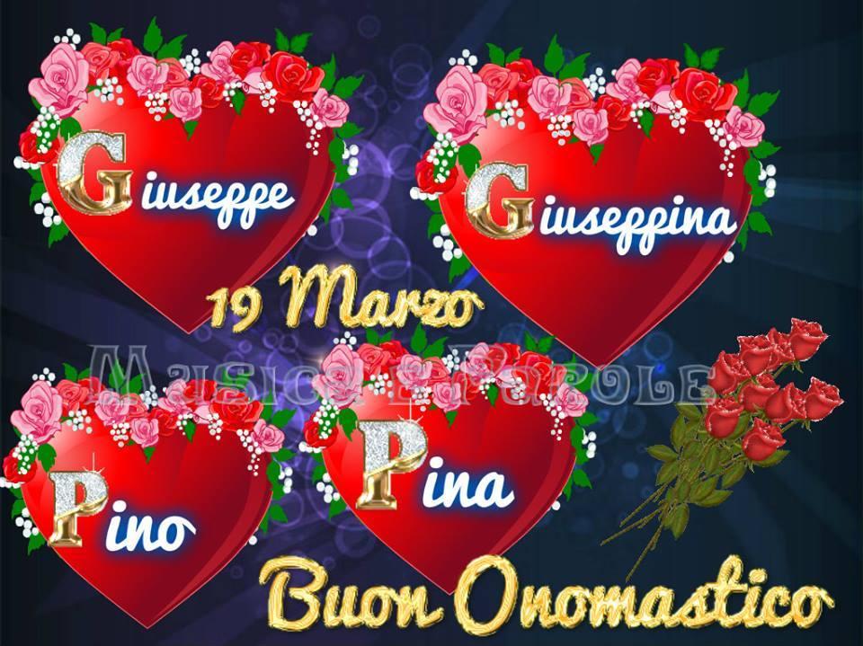 Giuseppe, Giuseppina, Pino, Pina 19 Marzo, Buon Onomastico