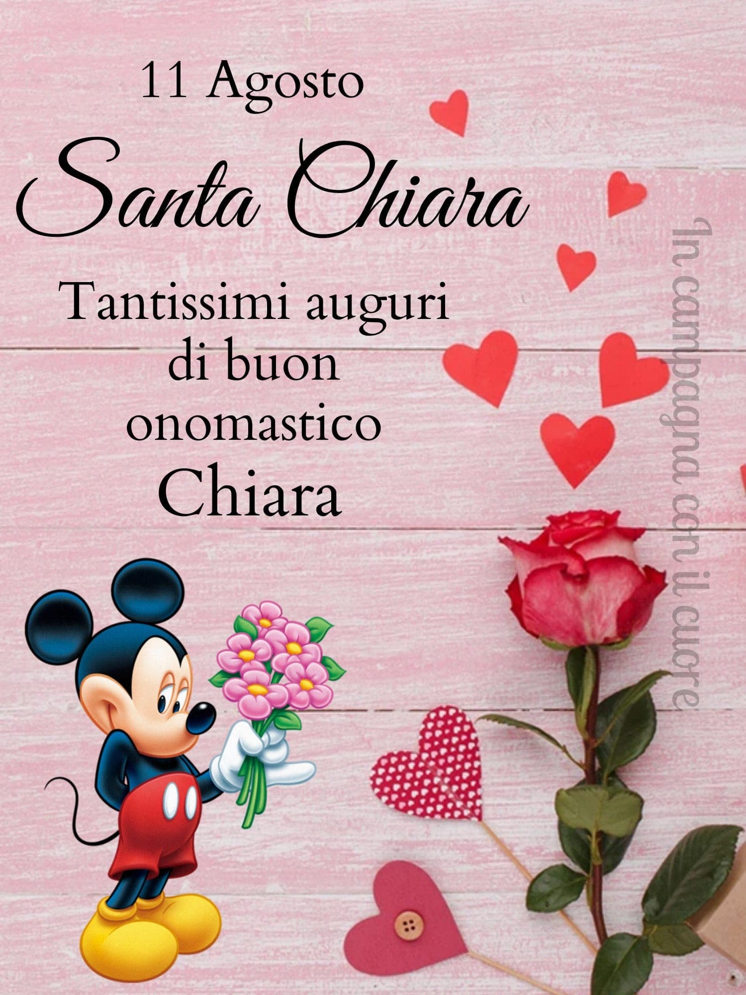 11 Agosto - Santa Chiara. Tantissimi auguri di buon onomastico Chiara