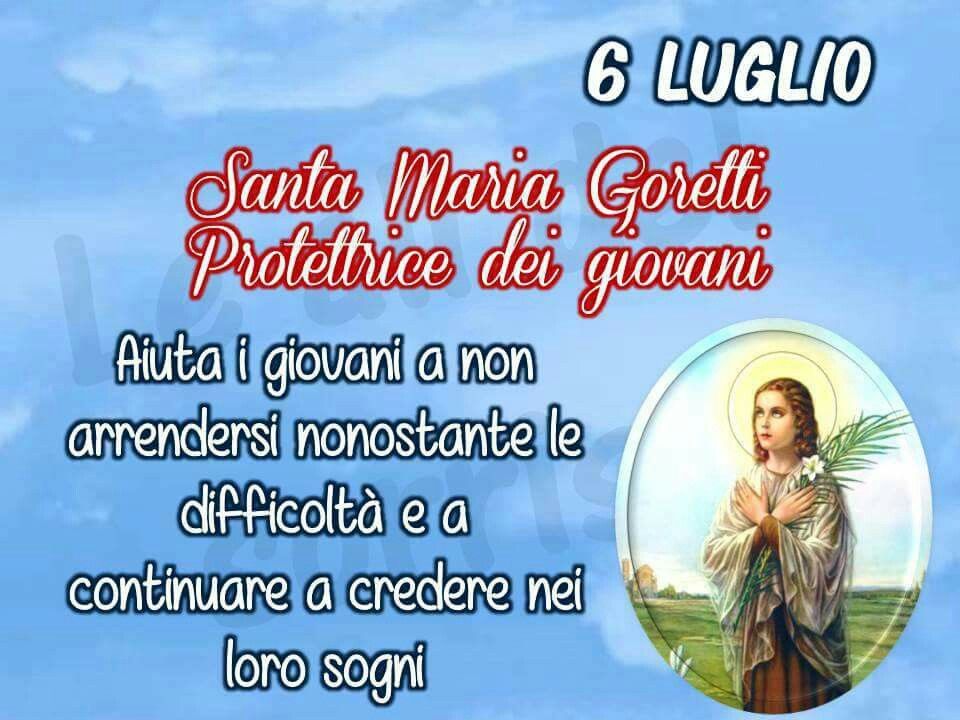 Santa Maria Goretti, ispirazione e guida spirituale, illumina il cammino dei giovani con la sua eterna saggezza e protezione.