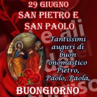 29 giugno - San Pietro e San Paolo